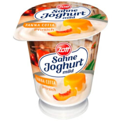 Zott Sahnejoghurt Pfirsisch Panna Cotta 150g
