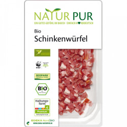 Natur Pur Bio Schinkenw&uuml;rfel 150g