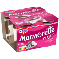 Dr.Oetker Marmorette Schokolade Sahne Pudding 4er 100g