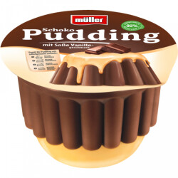 Müller Pudding Schoko & Vanille 450g