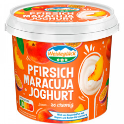 Weidegl&uuml;ck Fruchtjoghurt Pfirsich-Maracuja 3,5% 1000g
