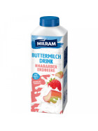 Milram Buttermilch Rhabarber Erdbeer 750 g