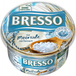 Bresso Frischkäse mit Meersalz 61% Fett i.Tr.150g