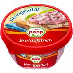 Popp Brotaufstrich Roter Hering 150g