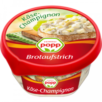 Popp Brotaufstrich Käse-Champignon 150g