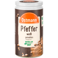 Ostmann Pfeffer wei&szlig; gemahlen, Dose