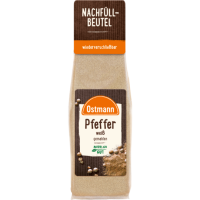 Ostmann Pfeffer wei&szlig; gemahlen, Beutel