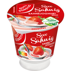 Gut & Günstig Sahnejoghurt mild Erdbeer 150g