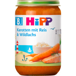 Hipp Karott-Reis-Lachs 220g