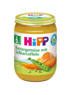 Bio Hipp Buttergemüse Süßkartoffeln 190g