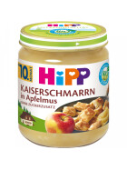 Bio Hipp Kleine Mehlspeise Kaiserschmarrn in Apfelmus ab dem 10.Monat 200g