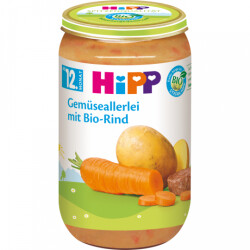 Bio Hipp Gem&uuml;se-Rind 250g