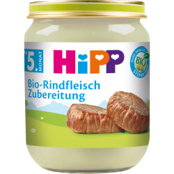 Bio Hipp Rindfleisch Zubereitung 125g