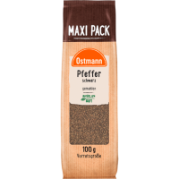 Ostmann Pfeffer schwarz gemahlen, Beutel