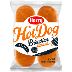 Harry Hot Dogs 4er 250g