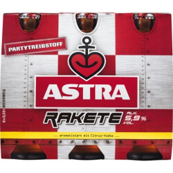 Astra Rakete mit Citrus-Wodka Aroma 6er 0,33l
