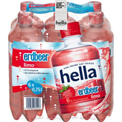 Hella Limo Erdbeer 6er 0,75l