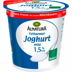 Bio Alnatura Joghurt Natur 1,5% 150g
