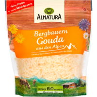 Bio Alnatura Gouda gerieben 45% Vollfettstufe 150g