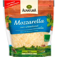 Bio Alnatura Mozzarella gerieben 45% Vollfettstufe 150g