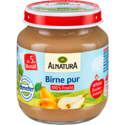 Bio Alnatura Birne pur nach dem 4.Monat 125g