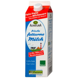 Bio Alnatura Frische Milch 1,5% 1l