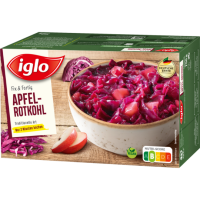 Iglo Apfel-Rotkohl portionierbar vegan 750g