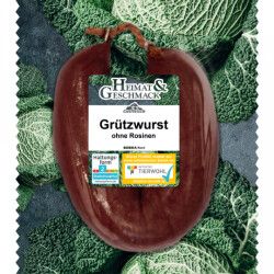 Gutfleisch Gr&uuml;tzwurst ohne Rosinen 250g