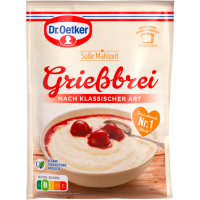 Dr.Oetker Grießbrei klassischer Art für 500ml 92g