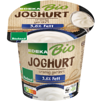 EDEKA Bio Naturjoghurt 3,8% Fett 150g