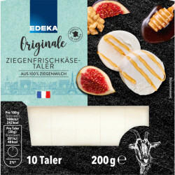 EDEKA LA FRANCE Ziegenfrischk&auml;se-Taler 45% 200g