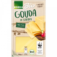 Bio EDEKA Gouda in Scheiben 48% Fett in Trockenmasse 150g