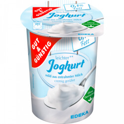 Gut &amp; G&uuml;nstig leicht Joghurt mild 0,1% Fett 500g