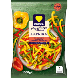 EDEKA Paprikastreifen rot-gelb-grün 1000g