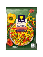 EDEKA Paprikastreifen rot-gelb-grün 1000g