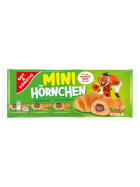 Gut & Günstig 5 Mini-Hörnchen Nuss-Nougat 240g