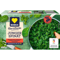 EDEKA Junger Spinat gehackt portioniert 450g