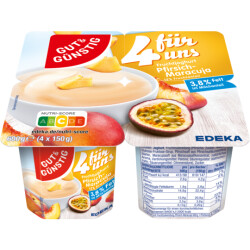 Gut & Günstig Fruchtjoghurt Pfirsich-Maracuja...