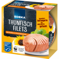 EDEKA Thunfischfilets in Sonnenblumenöl 185g