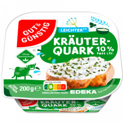 Gut & Günstig Kräuterquark leicht 10% Fett...