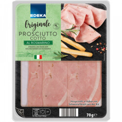 EDEKA Italia Prosciutto Cotto al Rosmarino 70g