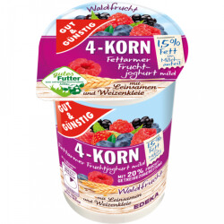 Gut & Günstig 4-Korn Fruchtjoghurt Waldfrucht...