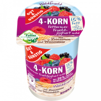 Gut & Günstig 4-Korn Fruchtjoghurt Waldfrucht...