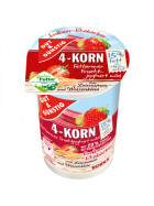 Gut & Günstig 4-Korn Fruchtjoghurt Erdbeer-Rhabarber 1,5% 250g