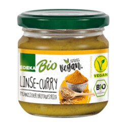 Bio EDEKA Vegan Brotaufstrich Linse Curry 180g