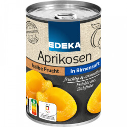 EDEKA Aprikosen halbe Frucht geschält in 410g