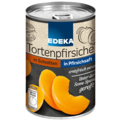 EDEKA Tortenpfirsiche in Pfirsichsaft 410g