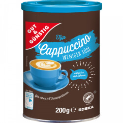 Gut & Günstig Cappuccino weniger süß...