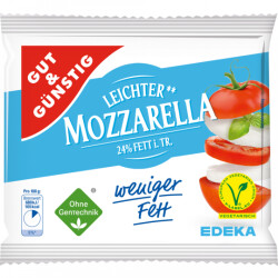 Gut & Günstig Mozzarella light 27% 200g