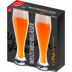 Gut & Günstig Weizenbiergläser 2er